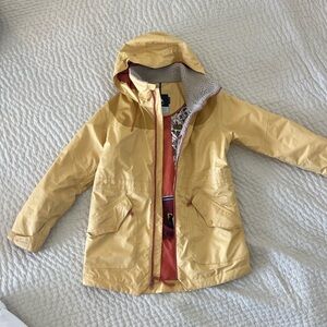 Yellow Burton snowboarding jacket size Small